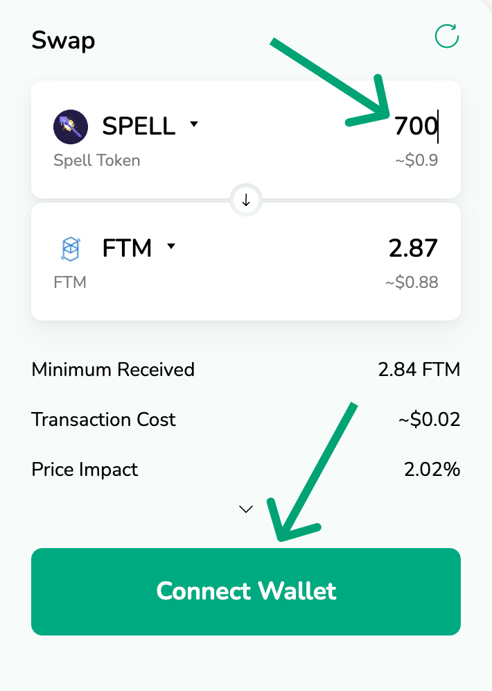 connect spell wallet