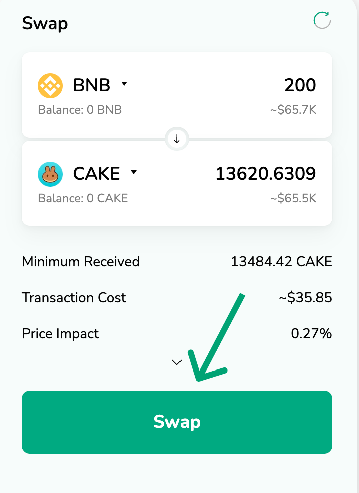 swap bnb