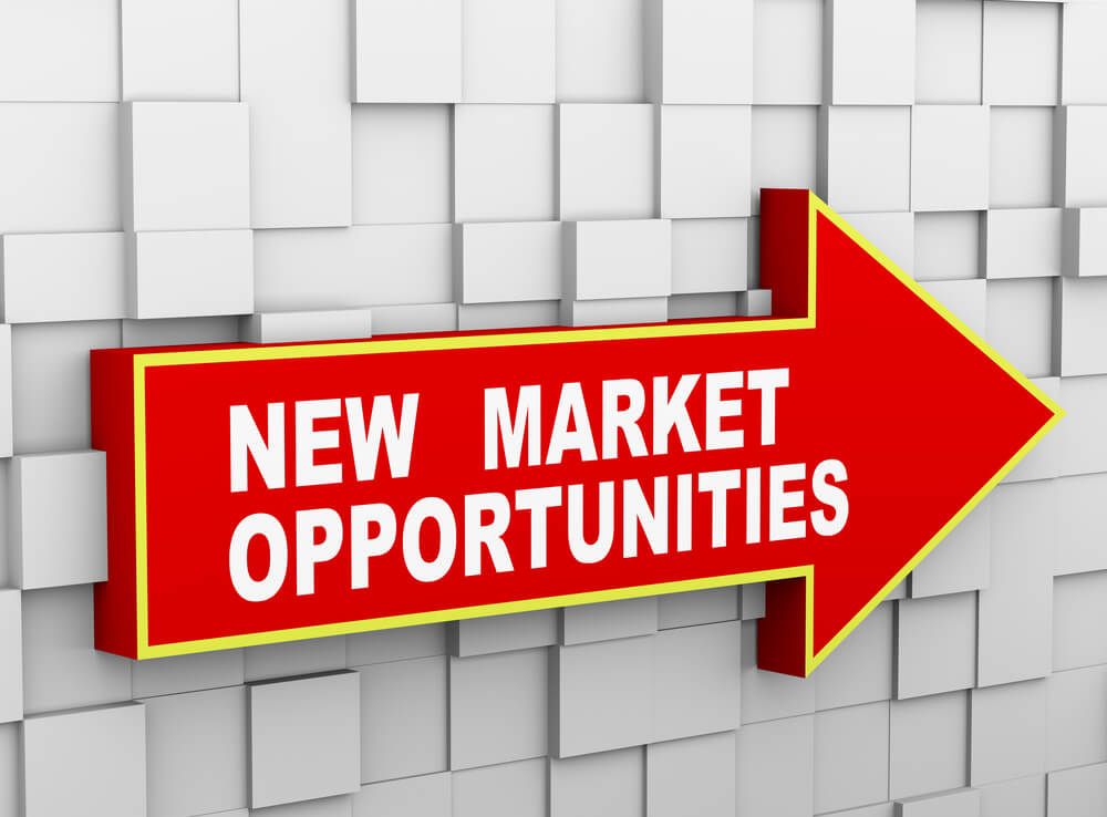new market opportunities red arrow