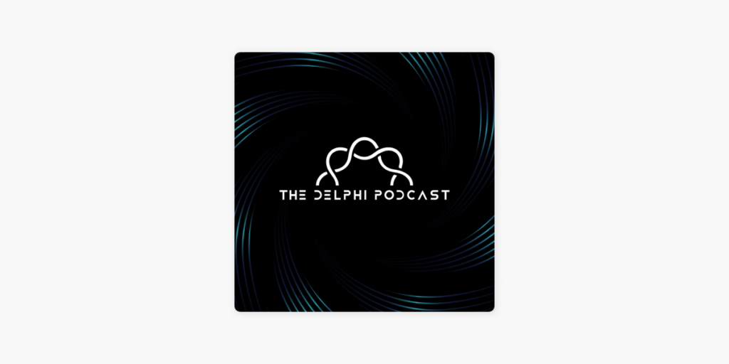 The Delphi Podcast logo with Luke Martin
